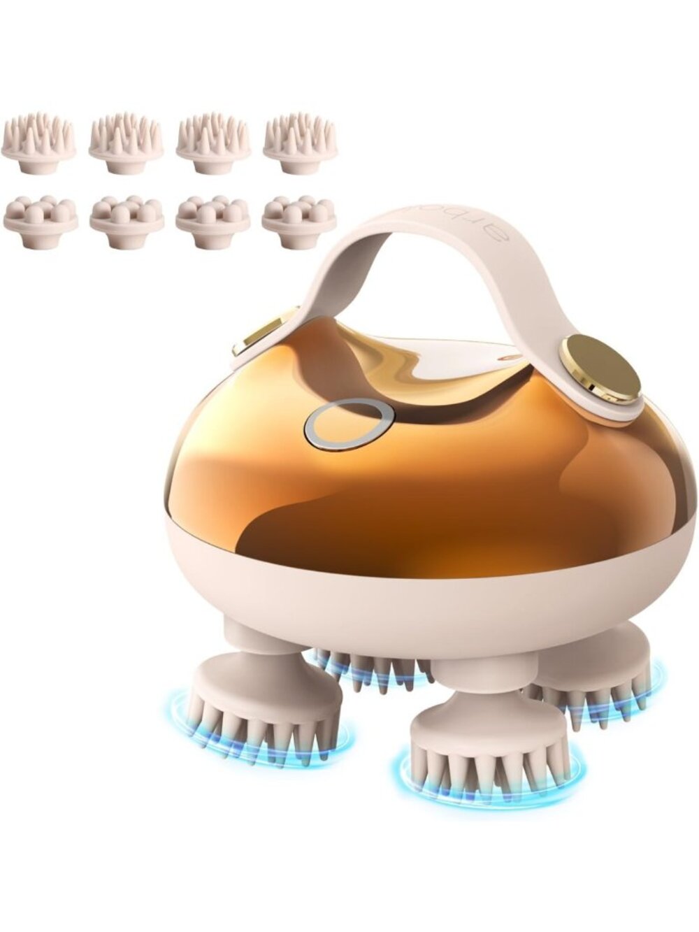 Electric Scalp Massager for Stress Relief | Rechargeable Head Massager Device